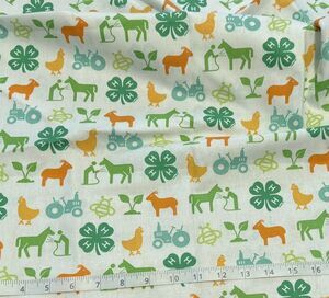 43.5" x 40" - 4-H Cotton Fabric, Joann's Exclusive